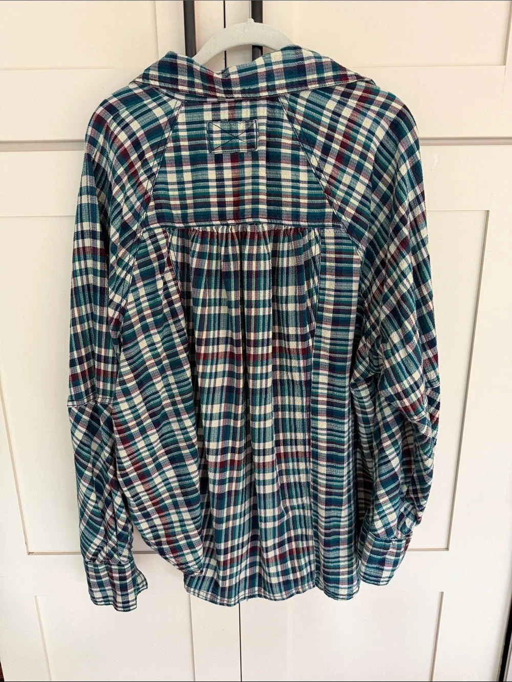 Free People casual plaid